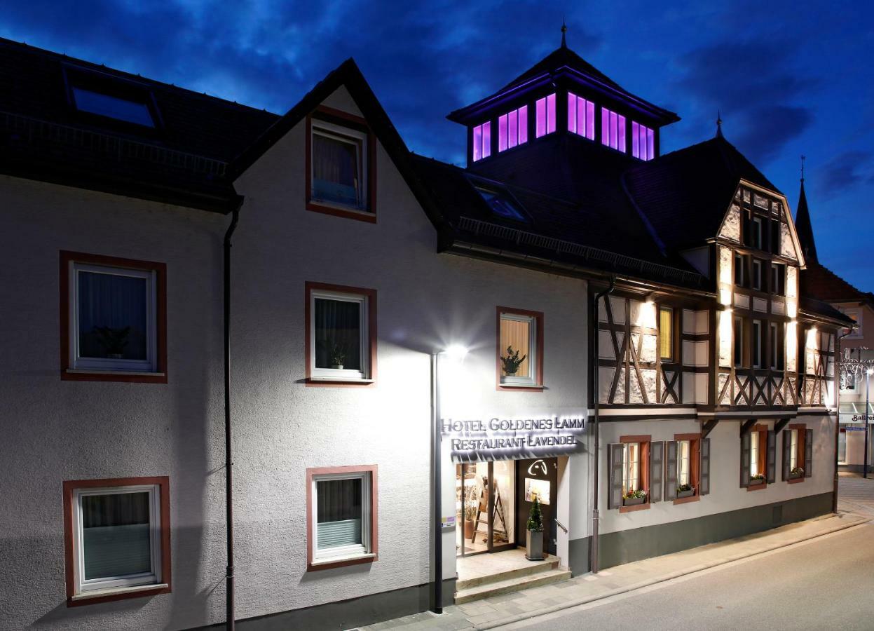 Hotel Goldenes Lamm Dudenhofen Buitenkant foto